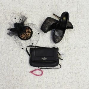 Kate Spade Mariana Mansfield Black Crossbody New!